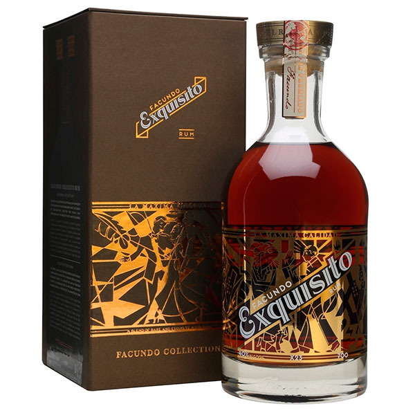 Ром Facundo Exquisito in gift box 0,7 л фото
