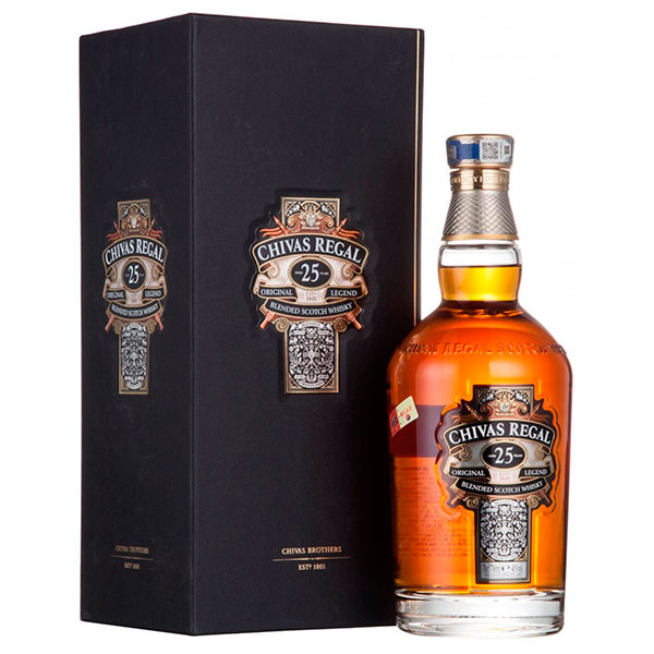 Виски Chivas Regal 25 years old in gift box 0,7 л фото