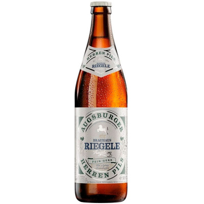Пиво Светлое Riegele Augsburger Herren Pils 0,5 л фото