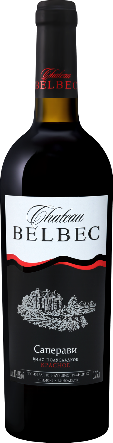 Вино Красное Полусладкое Chateau Belbec Saperavi 0,75 л фото