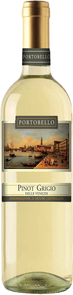 Вино Белое Сухое Portobello Pinot Grigio Delle Venezie 2023 0,75 л фото