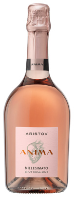 Вино игристое Розовое Брют Aristov Anima Millesimato Rose 2023 0,75 л фото