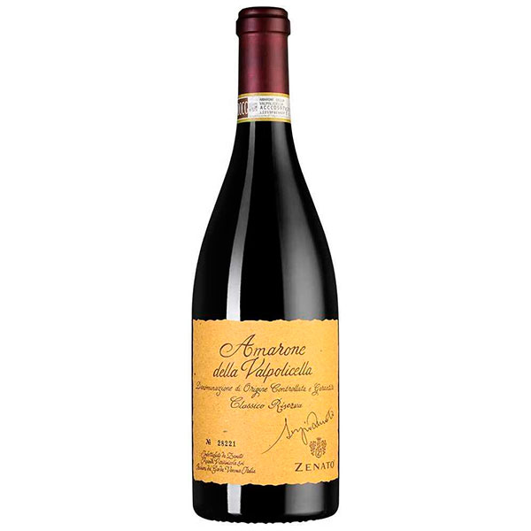 Вино Красное Полусухое Zenato Amarone della Valpolicella Classico Riserva 2017 0,75 л фото