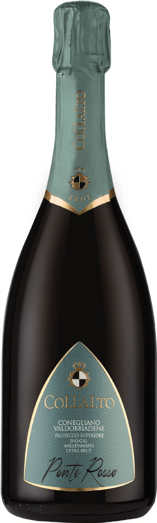 Вино игристое Collalto Ponte Rosso Conegliano Valdobbiadene Prosecco Superiore Extra Brut Millesimato 0,75 л фото