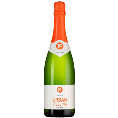 Вино игристое Белое Брют Nik Weis Urban Riesling Sekt Brut 0,75 л фото