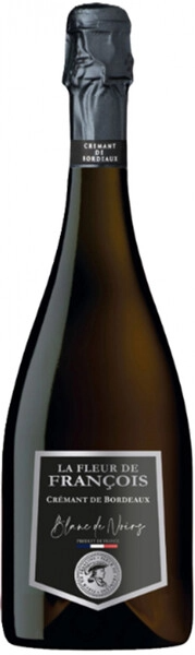Вино игристое Белое Брют La Fleur de Francois Blanc de Noir Cremant de Bordeaux 0,75 л фото