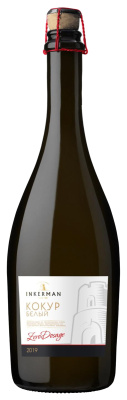 Вино игристое Инкерман Кокур 2023 белое экстра брют 13,5% 0,75 л фото