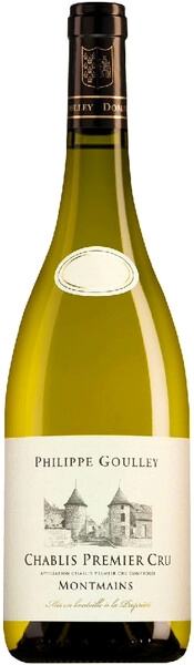 Вино Белое Сухое Philippe Goulley Chablis 1er Cru Montmains 2023 0,75 л фото