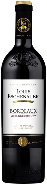 Вино Луи Эшенауэр Бордо 2024 красное сухое 12,5% 0,75 л фото