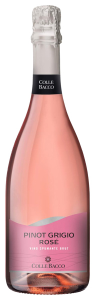 Вино игристое Розовое Брют Colle Bacco Pinot Grigio Rose 2023 0,75 л фото