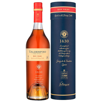Ром Valdespino Ron Viejo in tube 0,70 л фото
