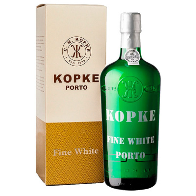 Портвейн Белое Kopke Fine White in gift box 0,75 л фото