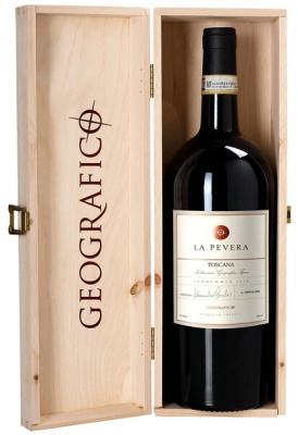 Вино Красное Сухое Geografico La Pevera Toscana 2020 1,5 л фото