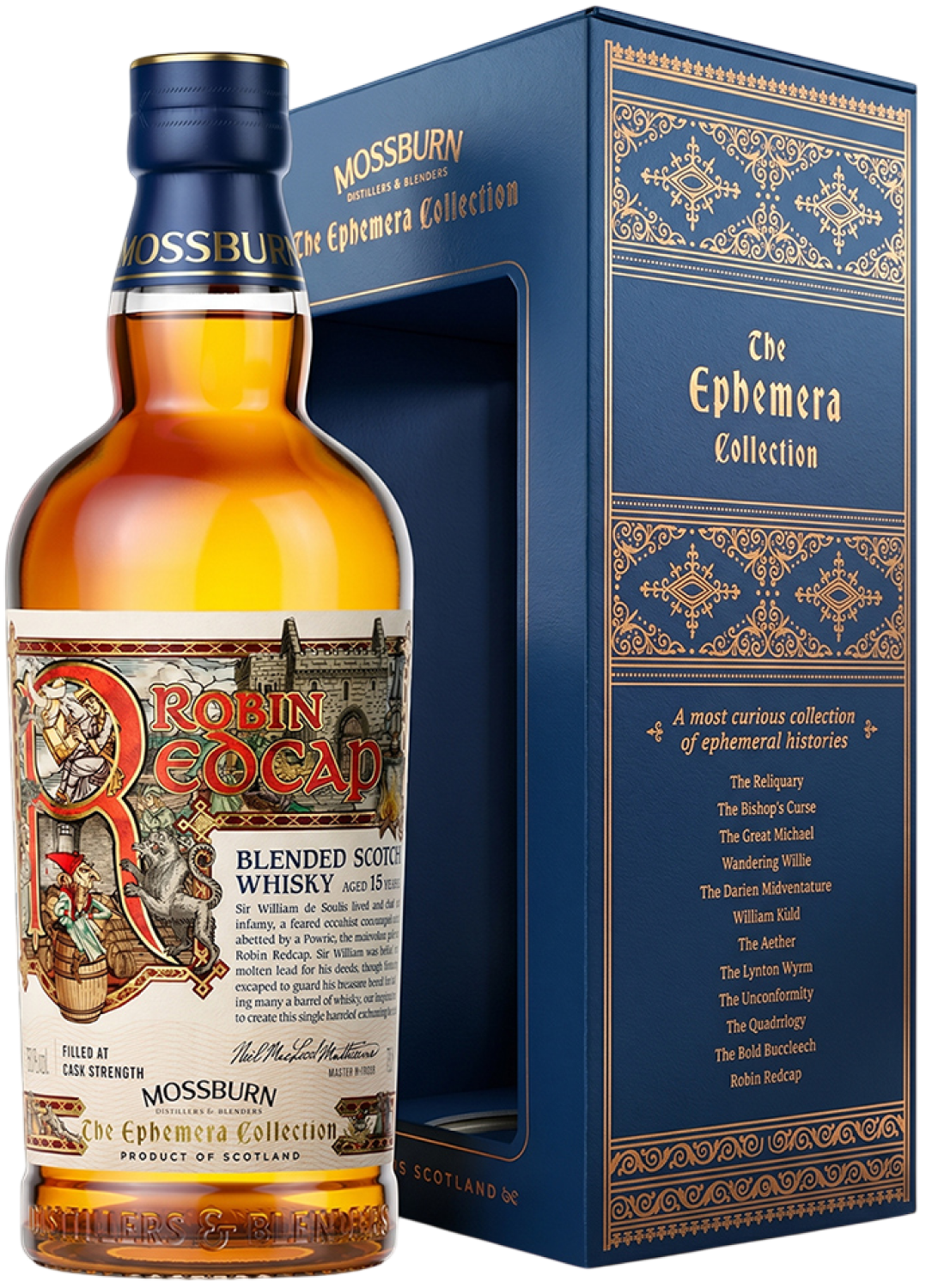 Виски Mossburn The Ephemera Collection Robin Redcap in gift box 0,7 л фото
