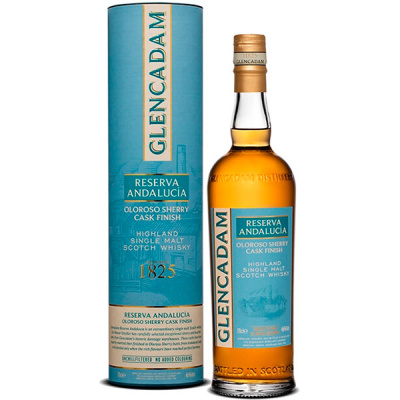 Виски Glencadam Reserva Andalucia Single Malt Highland in tube 0,70 л фото