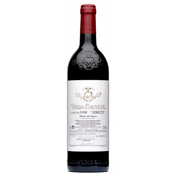 Вино Красное Сухое Vega-Sicilia Unico Ribera del Duero 1998 0,75 л фото