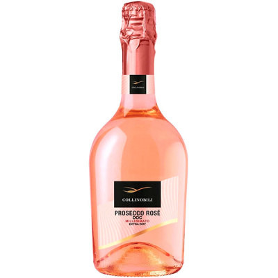 Вино игристое Розовое Сухое Collinobili Prosecco Rose Millesimato Extra Dry 2019 0,75 л фото