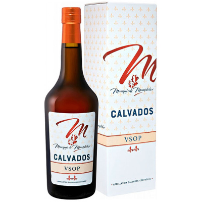 Кальвадос Marquis de Montdidier VSOP in gift box 0,70 л фото