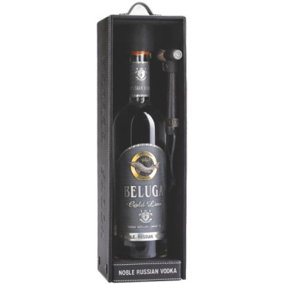 Водка Beluga Gold Line in gift box 0,75 л фото