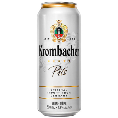 Пиво Krombacher Pils in can 0,5 л фото
