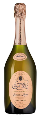 Вино игристое Розовое Брют Grande Cuvee 1531 Cremant de Limoux Rose 2023 0,75 л фото