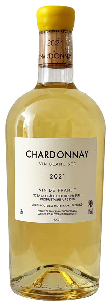 Вино Белое Сухое Château La Grace Dieu Des Prieurs Chardonnay 2021 0,75 л фото