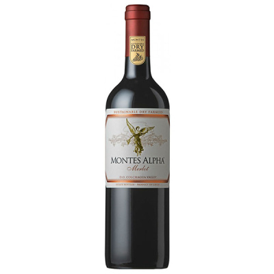 Вино Красное Сухое Montes Alpha Merlot Colchagua Valley 2017 0,75 л фото