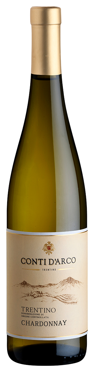 Вино Белое Сухое Conti D'Arco Chardonnay Trentino 2023 0,75 л фото