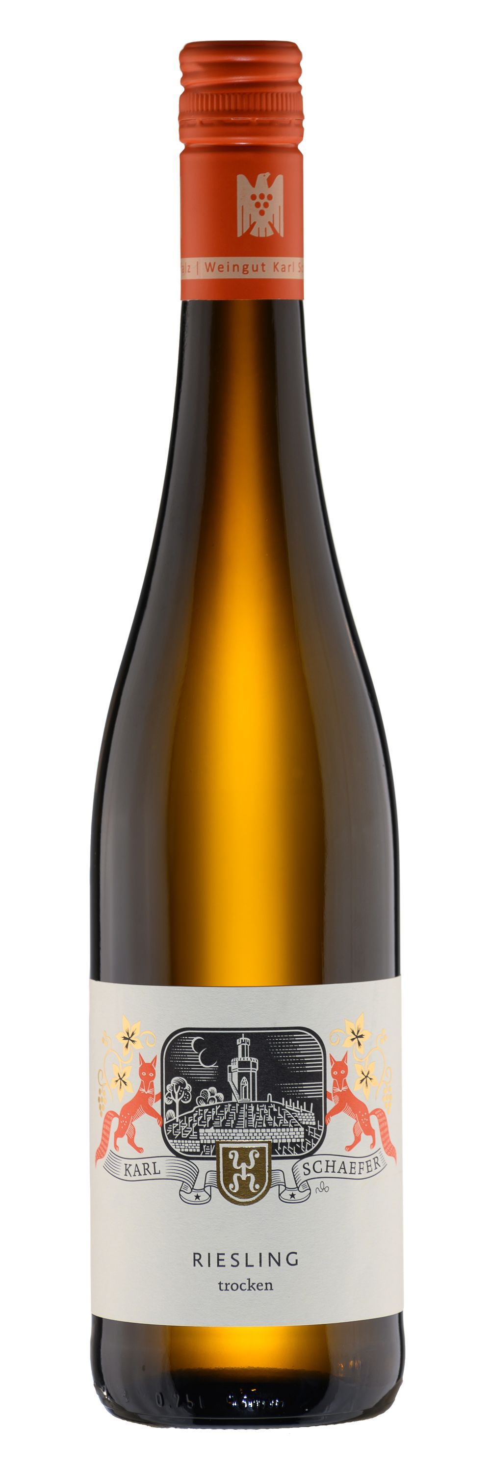 Вино Белое Сухое Karl Schaefer Riesling Trocken 2023 0,75 л фото