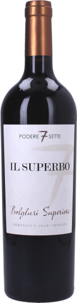Вино Красное Сухое Podere 7 Sette Il Superbo Bolgheri Superiore 2021 0,75 л фото