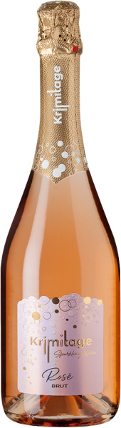 Вино игристое Розовое Брют Krimitage Rose Brut 2023 0,75 л фото