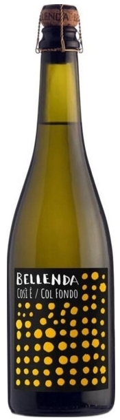 Вино игристое Белое Экстра Брют Bellenda Cosi E Col Fondo Prosecco Conegliano Vald. 0,75 л фото