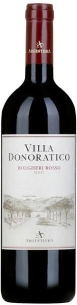 Вино Красное Сухое Tenuta Argentiera Villa Donoratico Bolgheri 2022 0,75 л фото