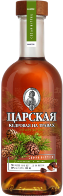Настойка Царская Кедровая На Травах со стаканом 38% 0,5 л Настойка Царская Кедровая На Травах со стаканом 38% 0,5 л фото