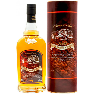 Виски Omar Peated Type Single Malt in tube 0,7 л фото