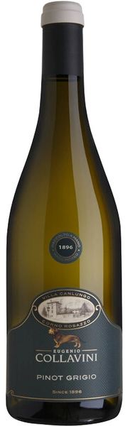 Вино Белое Сухое Eugenio Collavini Pinot Grigio Black Label Collio 2024 0,75 л фото