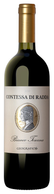 Вино Белое Сухое Geografico Contessa di Radda Bianco Toscana 2022 0,75 л фото