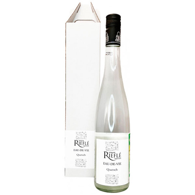 Бренди Domaine Riefle Eau-de-Vie Quetsch in gift box 0,70 л фото