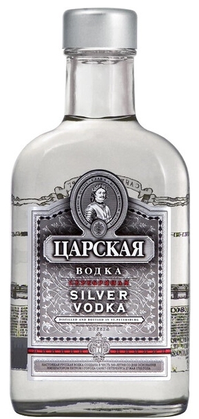 Водка Tsarskaja Silver 0,25 л фото