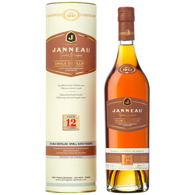 Арманьяк Janneau 12 ans in tube 0,7 л фото