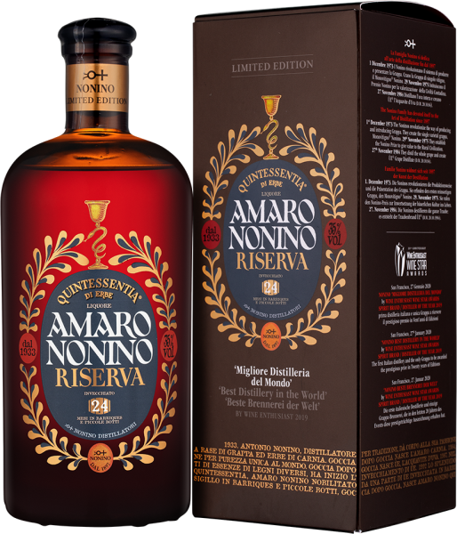 Ликер Nonino Amaro Riserva Quintessentia in gift box 0,7 л фото