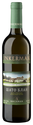 Вино Инкерман Шато Блан Молодая Коллекция 2022 белое полусухое 13,5% 0,7 л фото