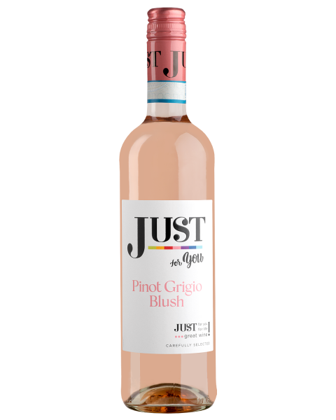 Вино Розовое Полусухое Just Pinot Grigio Blush 2023 0,75 л фото