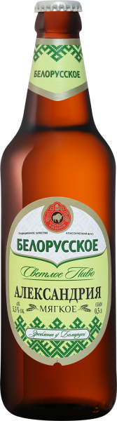 Пиво Belorusskoye Aleksandrya Myagkoye 0,5 л фото
