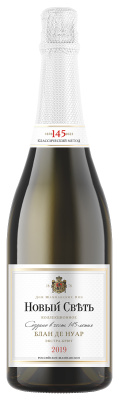 Вино игристое Белое Экстра Брют Novy Svet Blanc de Noirs 2019 0,75 л фото
