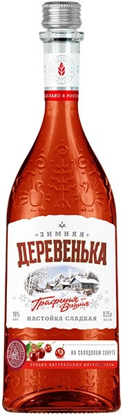 Настойка Zimnyaya derevenka Countess Cherry 0,25 л фото