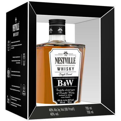 Виски Nestville Black & White in gift box 0,7 л фото