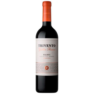 Вино Красное Сухое Trivento Golden Reserve Malbec Lujan de Cuyo 2020 0,75 л Вино Красное Сухое Trivento Golden Reserve Malbec Lujan de Cuyo 2020 0,75 л фото