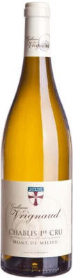 Вино Белое Сухое Joelle Vrignaud Chablis 1er Cru Mont de Milieu 2022 0,75 л фото