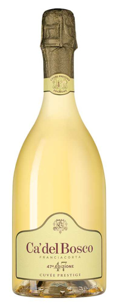 Вино игристое Белое Экстра Брют Ca' Del Bosco Franciacorta Cuvee Prestige 2022 0,75 л фото